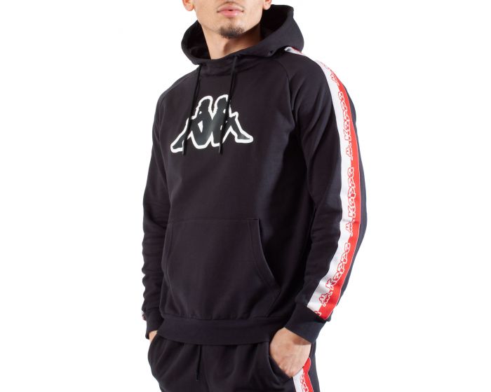 [GRAVER]★TAPE LOGO HOODIE KAPPA Logo Tape Dapet Hoodie 33194WW-A00 - Shiekh