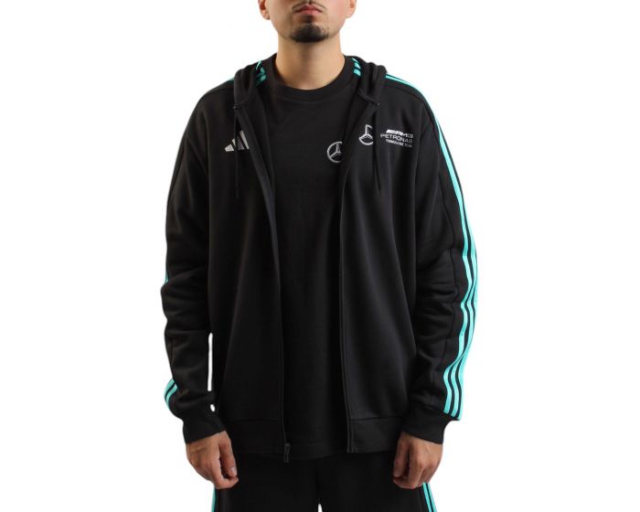 追跡便【adidas】Adidas X Mercedes Benz F1 DNA Full-ZipHoodie Mens DNA Full-Zip Hoody Black | Official Mercedes-AMG