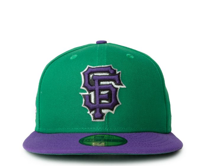 New Era San Francisco Giants 59FIFTY Fitted Hat - Navy Blue/ Purple/ Green 8