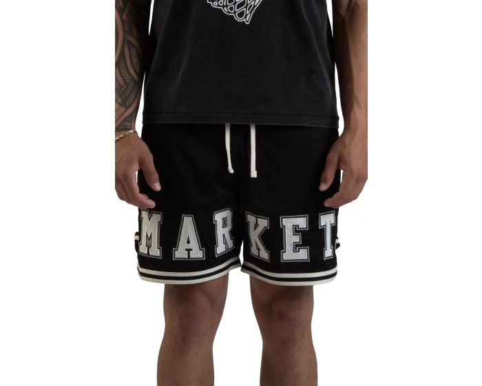 MARKET International Game Shorts MKT25Q2-KB0052BLK - Shiekh