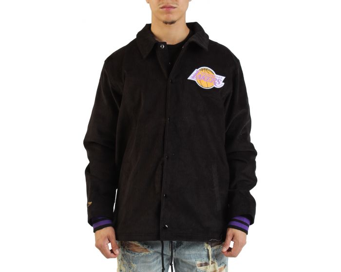 MITCHELL AND NESS NBA Los Angeles Lakers Logo Off The Bus Corduroy