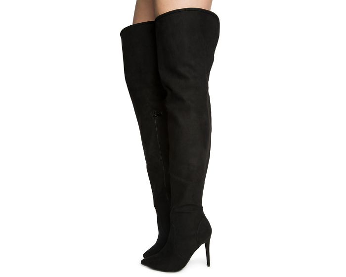 SHIEKH Dedicate-13M Thigh High Boots JPM DEDICATE-13M/BLKFS - Shiekh