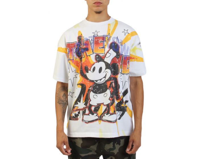 FIRST ROW The End Graphic T-Shirt FRT3119-WHT - Shiekh