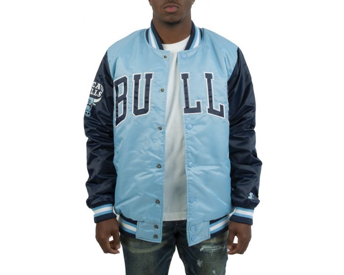 STARTER Chicago Bulls Carolina Blue Jacket LS235995 CGB - Shiekh