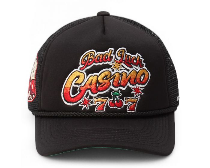 美品◇NEKOKAMURI◇ネコカムリ◇jockey帽子◇black FIELD GRADE Bad Luck Casino Trucker Hat 1005163-BLK - Shiekh