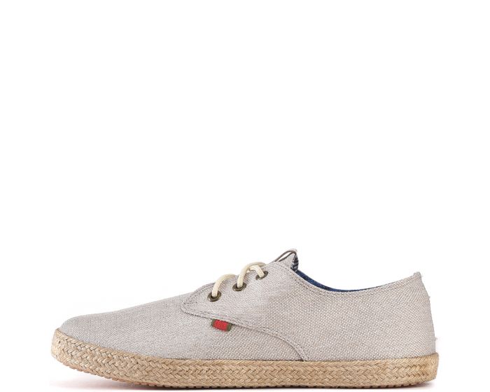 BEN SHERMAN Ben Sherman Prill Lace Up White Linen Oxfords  display picture 1