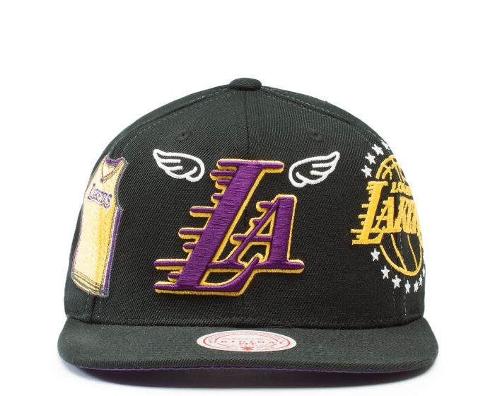 MITCHELL & NESS SHARKTOOTH LA LAKERS SNAPBACK – So Fresh Clothing