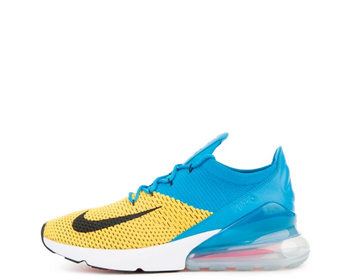 Air max 27 flyknit deals laser orange blue orbit