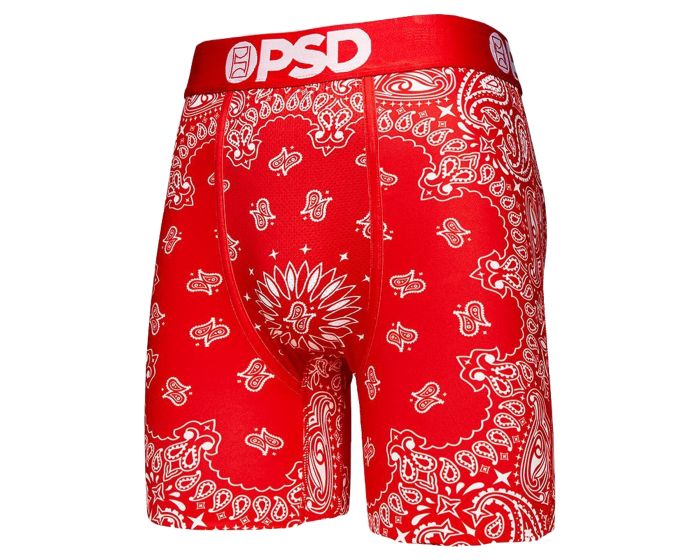 下着・アンダーウェア Bandana Boxer Briefs PSD Men's Boxer Briefs - Bandana Street 3 Pack, 7 Inch