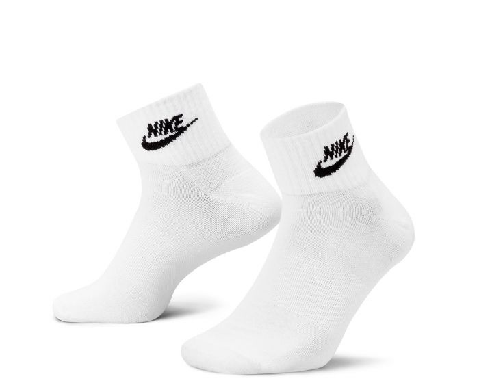 NIKE Everyday Essential Ankle Socks (3 Pairs) DX5074 101 - Shiekh