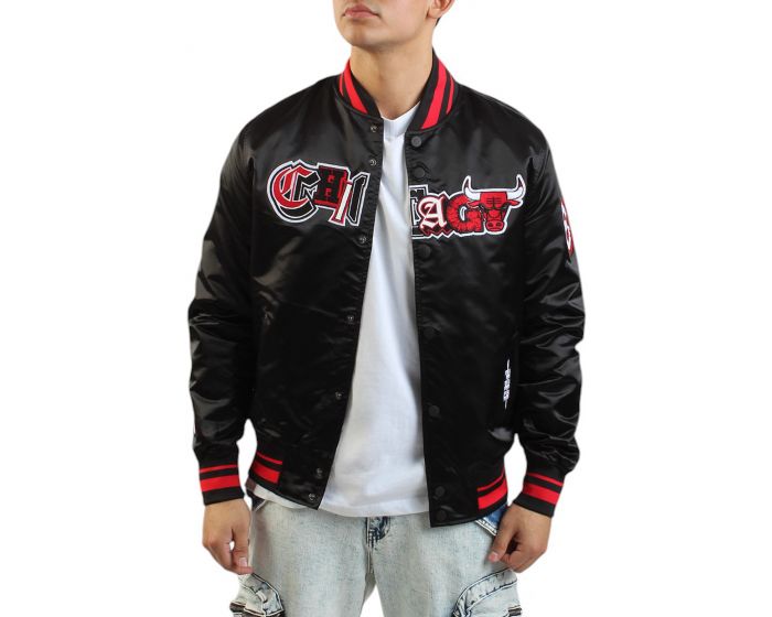 PRO STANDARD NBA CHICAGO BULLS CITY RANSOM SATIN JACKET BCB6515958