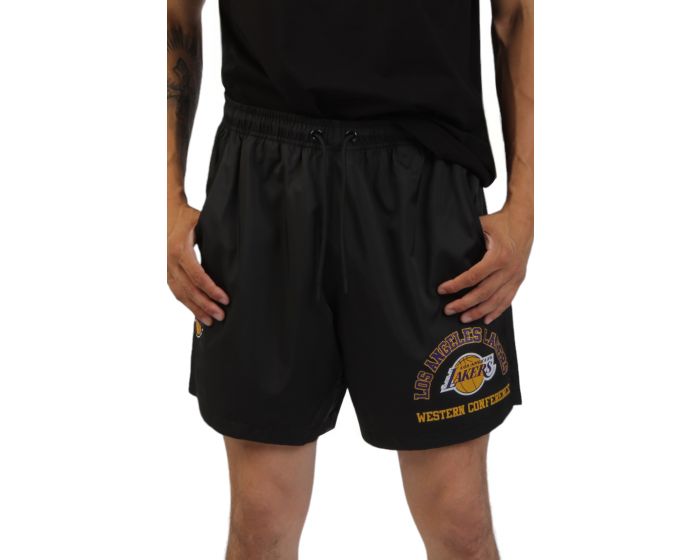 PRO STANDARD Lakers Area Code Woven Short BLL3515720-BLK - Shiekh