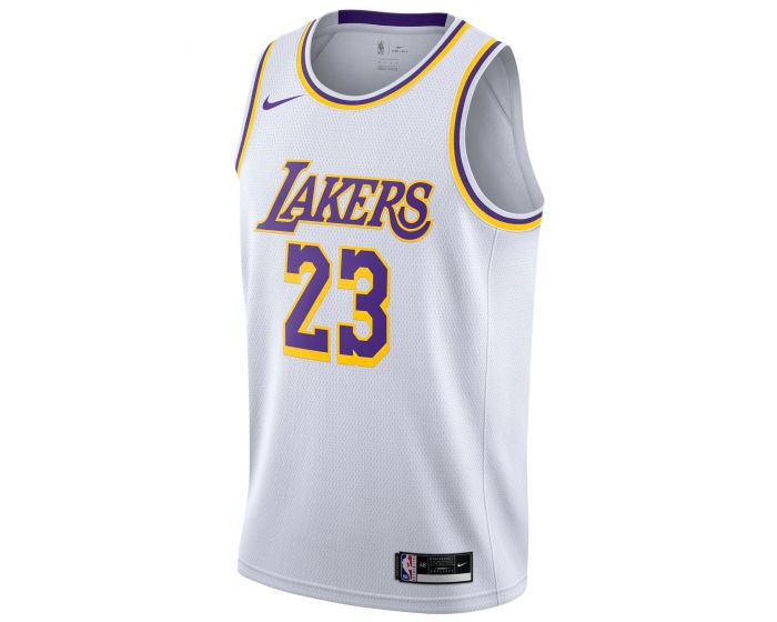 NIKE LeBron James Lake Association Edition 2020 NBA Swingman Jersey ...