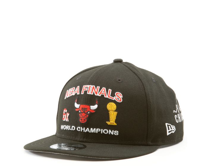 New Era Caps Chicago Bulls NBA Finals 9Fifty Snapback Hat 60180972 - Shiekh