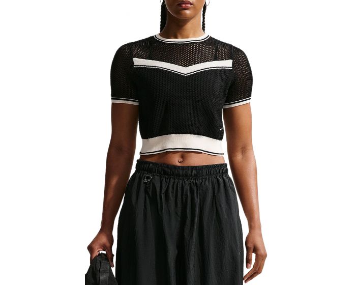 NIKE Sportswear Chill Knit Tight Cropped Top IH1322 010 - Shiekh