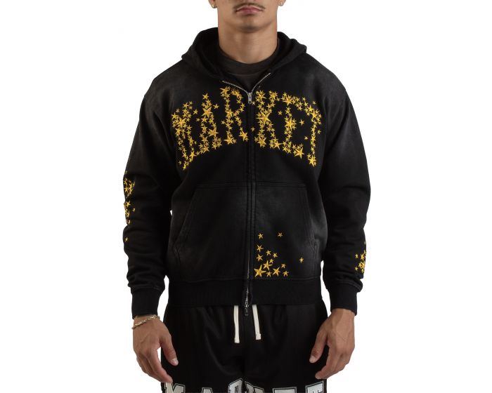 MARKET Galaxy Arc Zip Hoodie MKT25Q2-HD0031BLK - Shiekh