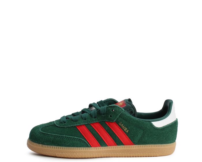 adidas gazelle silver green womens Custom Adidas Samba in Waxed Canvas, Genuine Python & Suede main image 1