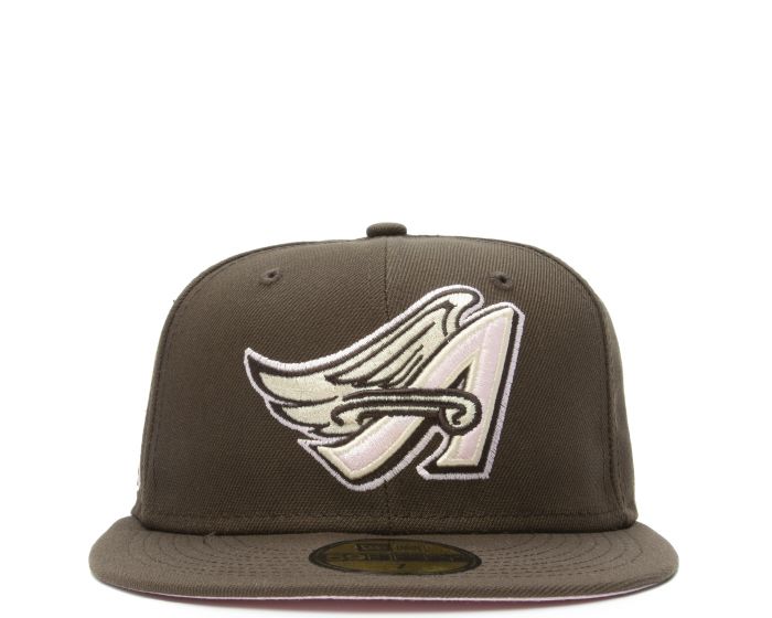 Men's Los Angeles Angels New Era Tan 40th Season Sky Blue