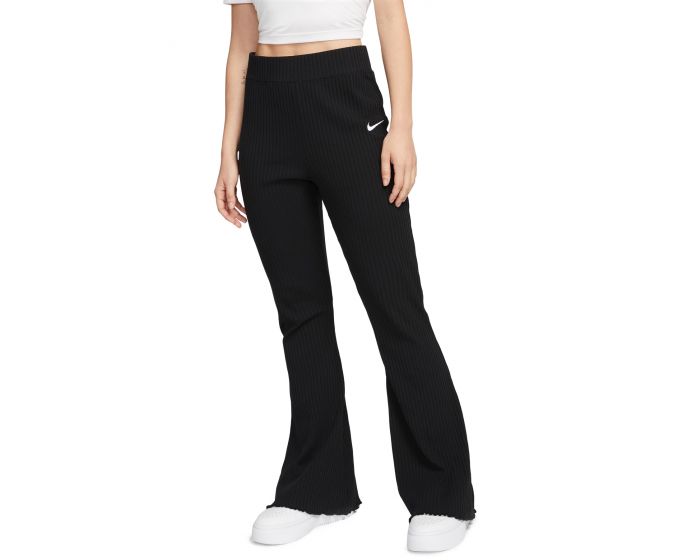 NIKE Sportswear High-Waisted Ribbed Jersey Pants DV7868 010 - Shiekh