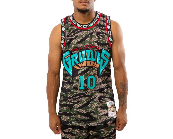 Mitchell & Ness 75th Anniversary Lenticular Swingman Mike Bibby Vancouver Grizzlies 1998-99 Jersey