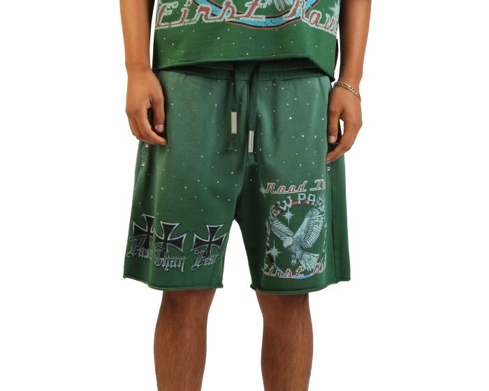 FIRST ROW Constant Practice Shorts FRBS1008A-GRN - Shiekh