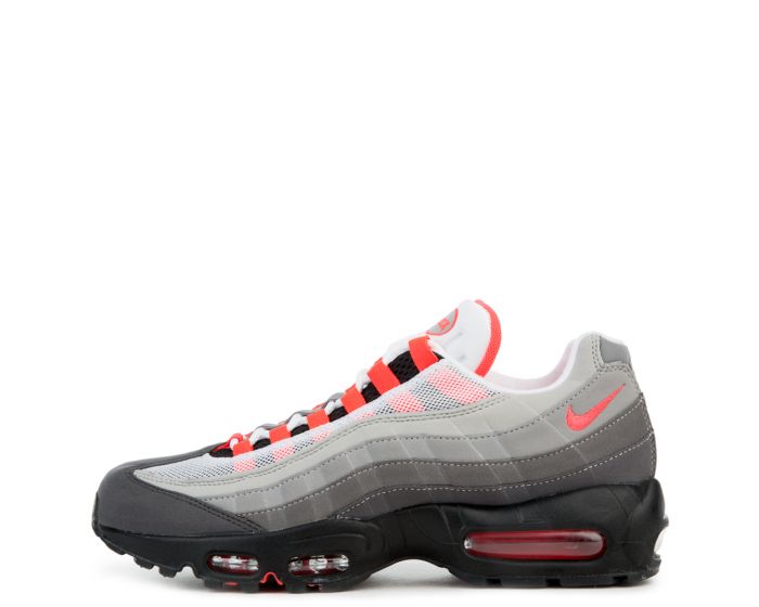靴 Nike Air Max 95 OG \"White/Solar Red\" Nike Air Max 95 'White & Solar Red & Granite' Release Date