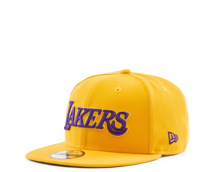 NEW ERA CAPS Los Angeles Lakers Word Mark Snapback 9Fifty 70661807 - Shiekh