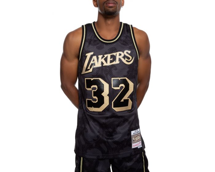 MITCHELL AND NESS Los Angeles Lakers Magic Johnson Black Toile