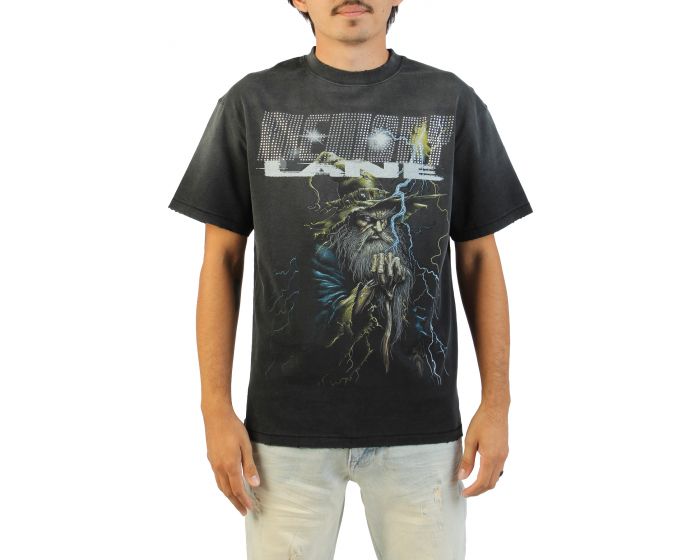 MEMORY LANE Grendel Wizard T-Shirt ML-SMU26-1005BLK - Shiekh