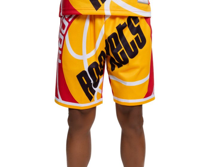mitchell ness rockets shorts
