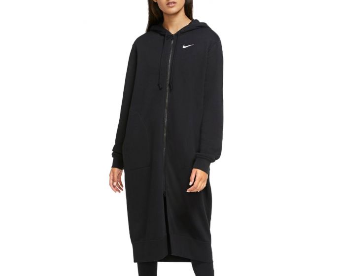 NIKE Sportswear Long Full Zip Fleece Hoodie CU7070 010 Shiekh
