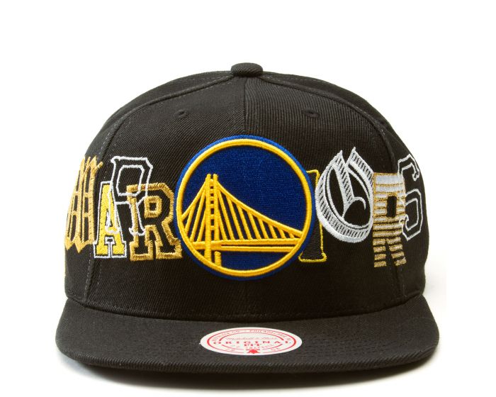 Mitchell & Ness Golden State Warriors Cap HHSS5803-GSWYYPPPBLCK 