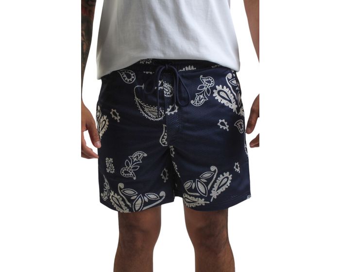 REBEL MINDS Paisley Mesh Shorts V3 941-922NVY - Shiekh REBEL MINDS Paisley Mesh Shorts V3 941-922NVY - Shiekh