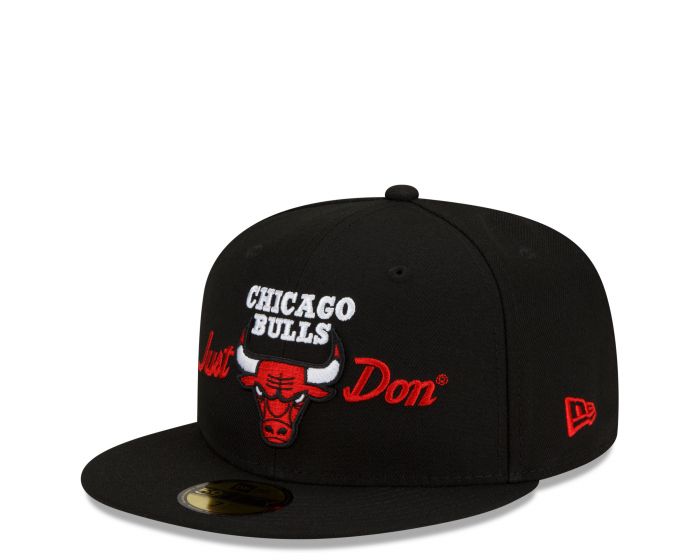 Chicago Bulls New Era 2021/22 City Edition City Edition Official 59FIFTY  Fitted Hat - Black/Red