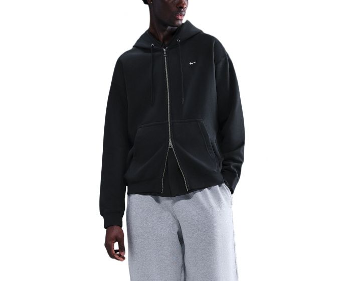 NIKE Solo Swoosh Full-Zip Fleece Hoodie HV1084 010 - Shiekh