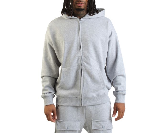 グレー パーカー BREATH グレー パーカー BREATH BREATH グラフィック ジップパーカー | グレー