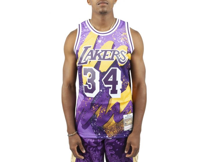 MITCHELL AND NESS Los Angeles Lakers Jersey TFSM5885-LAL96SONBLCK - Shiekh