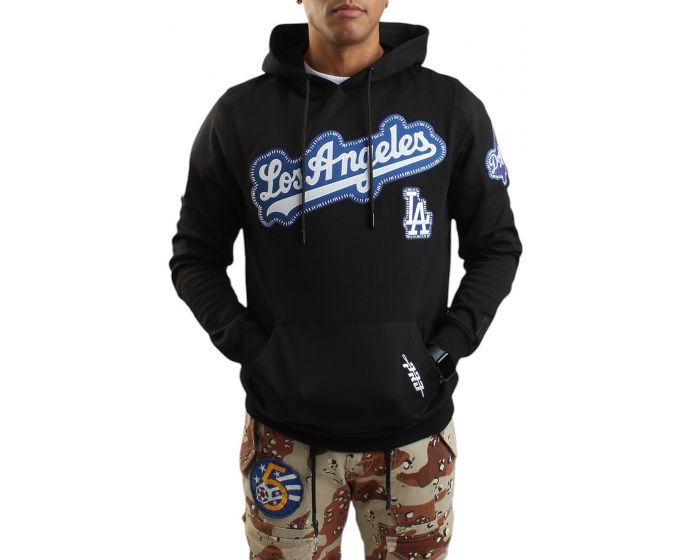 PRO STANDARD MLB Los Angeles Dodgers Pick Stitch Hoodie PRO STANDARD MLB Los Angeles Dodgers Pick Stitch Hoodie