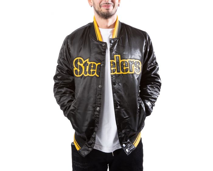 NFL Mens Pittsburgh Steelers Puffer Jacket, Pis