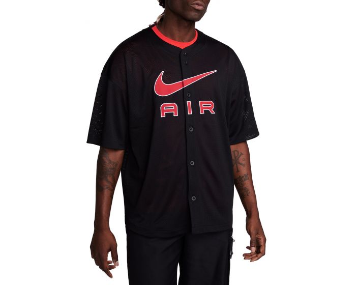 red and black nike air shirt