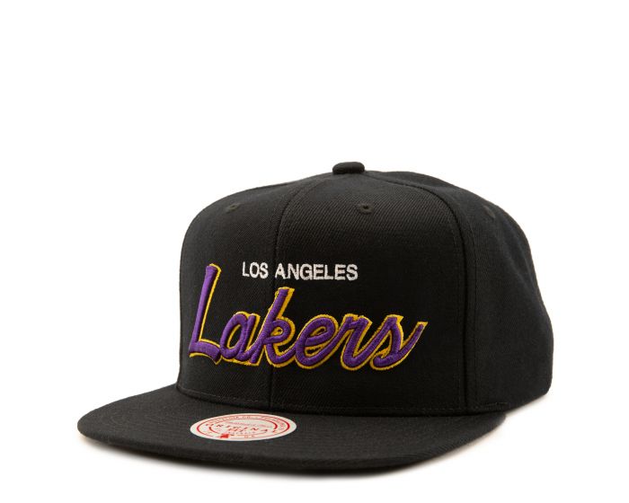 MITCHELL AND NESS Los Angeles Lakers Script Snapback 6HSSMO20095 ...