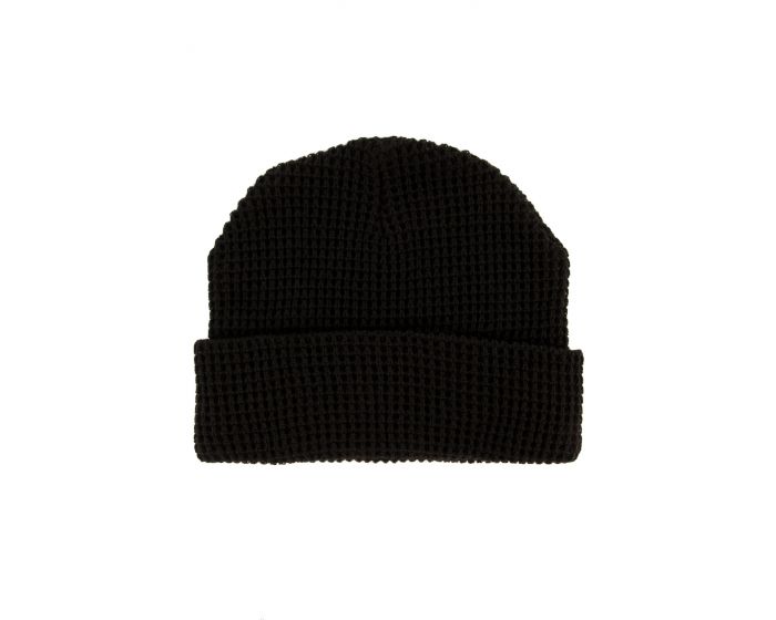HUF The Waffle Knit Knot Beanie in BN64015-BLK - Shiekh