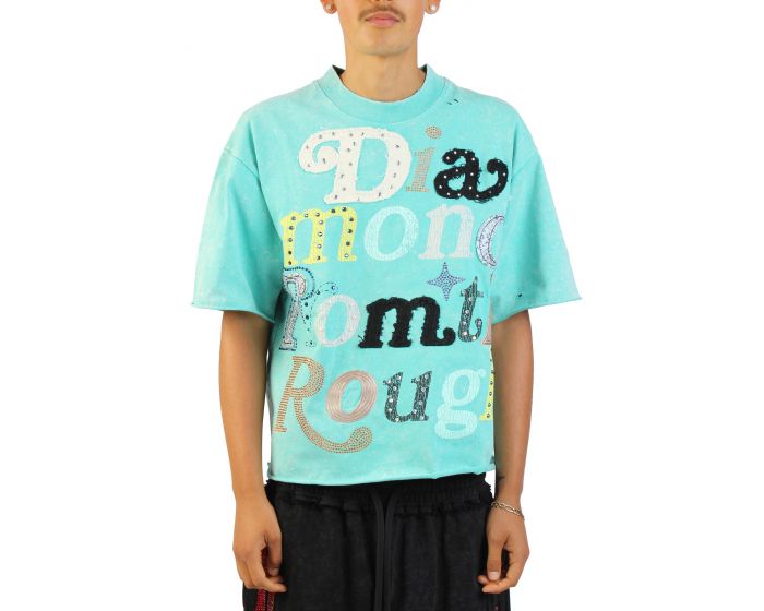 REBEL MINDS Diamond in the Rough T-Shirt 610-31125JADE - Shiekh