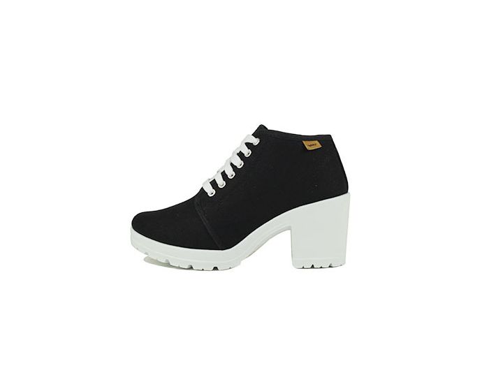 Women S Casual Low Heel Sneaker Timber 02 Black