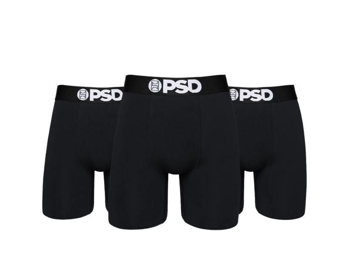PSD Solids 3 Pack Boxer Briefs 322180160 - Shiekh