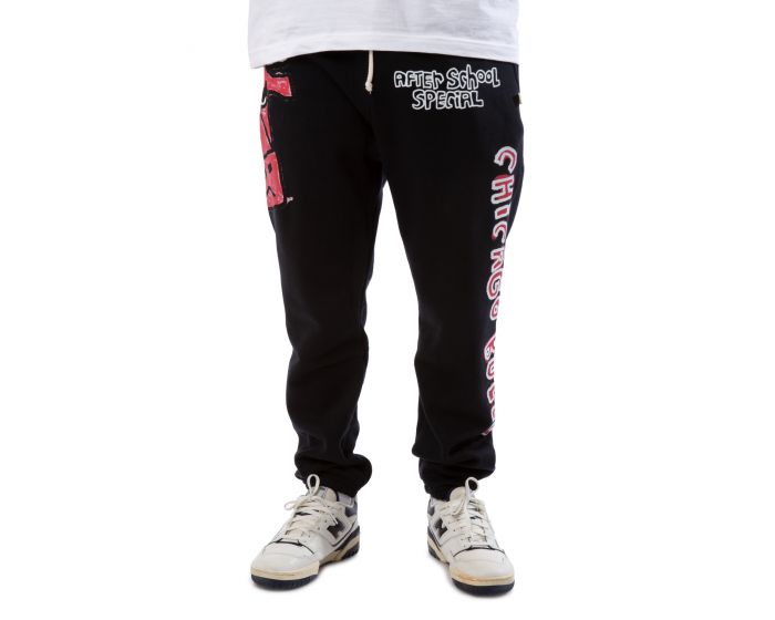 Men's After School Special White Chicago Bulls Sweatpants