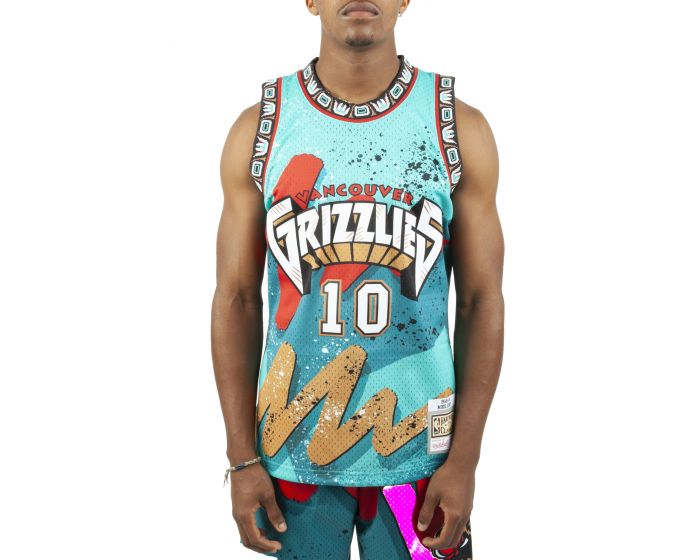 Mitchell & Ness Teal NBA Vancouver Grizzlies 1998-99 Hyper Hoops Swingman  Shorts - 5XL 