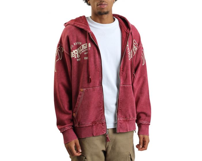 TRUE RELIGION Flames Zip Hoodie 108585-6010 - Shiekh