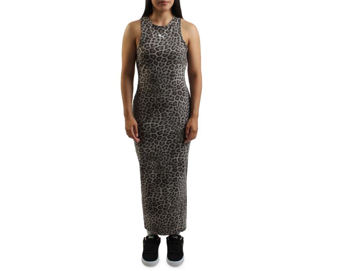 PUMA Leo Luxe Slim All-Over Print Dress 63233901 - Shiekh