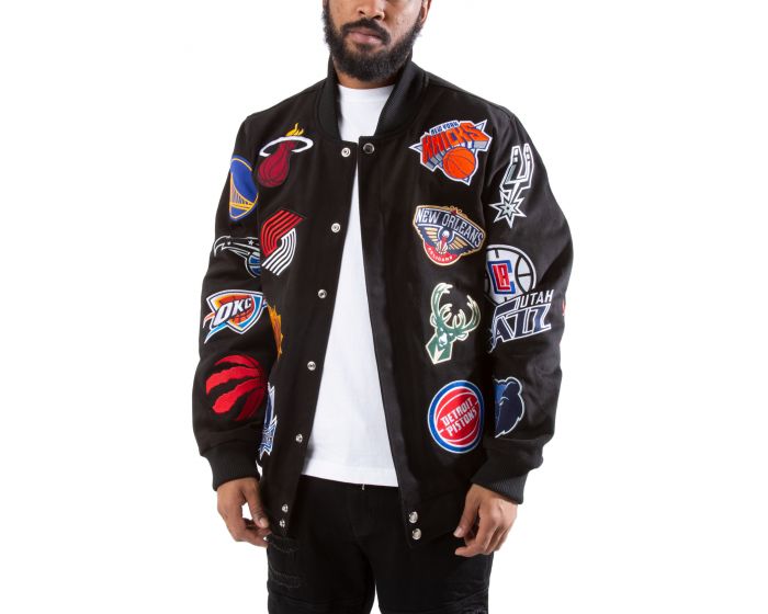 NBA: Logo Mash Bomber Jacket – Shop The Arena